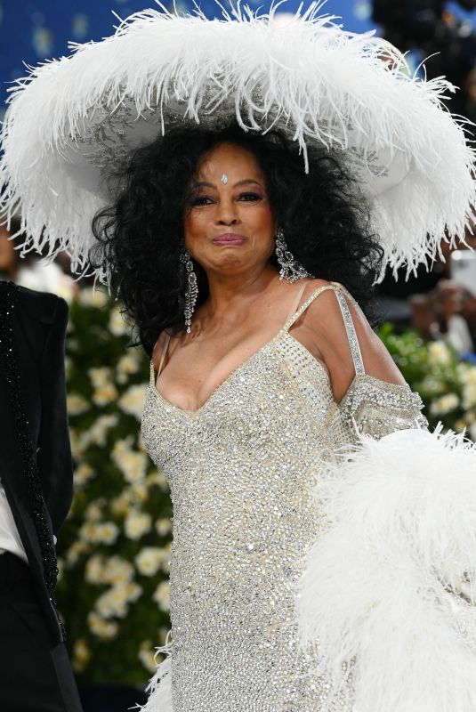 DIANA ROSS at 2025 Met Gala Celebrating Superfine: Tailoring Black Style in New York 05/05/2025