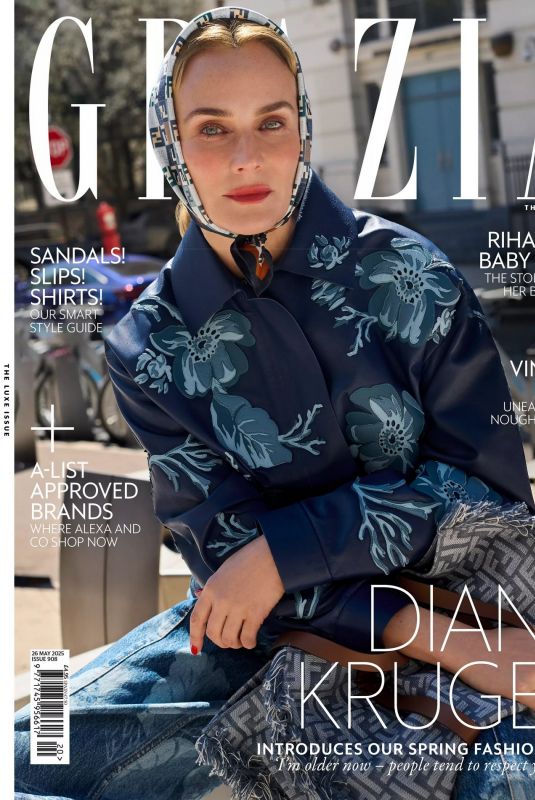 DIANE KRUGER in Grazia UK, May 2025
