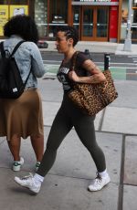 DOJA CAT Outside Vital Climbing Gym in New York City 04/30/2025
