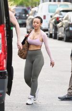 DOJA CAT Outside Vital Climbing Gym in New York City 04/30/2025