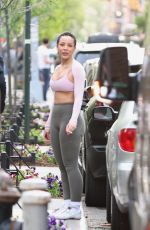 DOJA CAT Outside Vital Climbing Gym in New York City 04/30/2025
