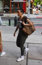 DOJA CAT Outside Vital Climbing Gym in New York City 04/30/2025
