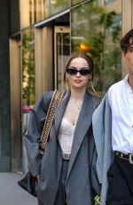 DOVE CAMERON and Damiano David Out in New York 04/28/2025