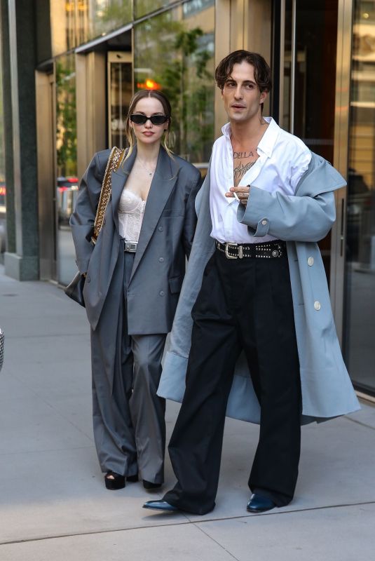 DOVE CAMERON and Damiano David Out in New York 04/28/2025