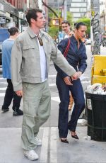 DUA LIPA and Callum Turner Leaves a Thai Dinner in New York City 05/03/2025
