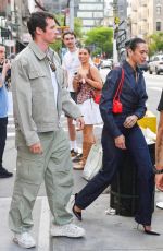 DUA LIPA and Callum Turner Leaves a Thai Dinner in New York City 05/03/2025