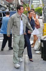 DUA LIPA and Callum Turner Leaves a Thai Dinner in New York City 05/03/2025