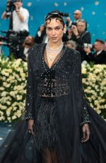 DUA LIPA at 2025 Met Gala Celebrating Superfine: Tailoring Black Style in New York 05/05/2025