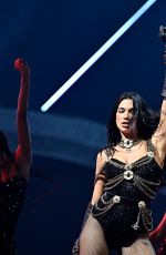 DUA LIPA Performs on Her Radical Optimism Tour at Paris La Defense Arena in Nanterre 05/23/2025