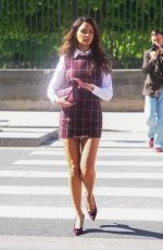EIZA GNZALEZ Arrives in Paris  04/30/2025