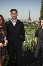 EIZA GONZALEZ and NATALIE PORTMAN at Fountain Of Youth Photocall in Paris 04/30/2025
