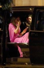 ELIZABETH HURLEY Leaves Orizzonti - Rosso After-party in Rome 05/24/2025