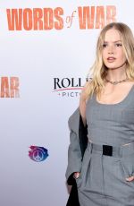 ELLE BAMBER at Words of War Premiere in New York City 04/30/2025