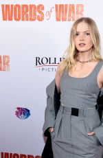 ELLE BAMBER at Words of War Premiere in New York City 04/30/2025