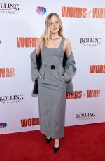ELLE BAMBER at Words of War Premiere in New York City 04/30/2025