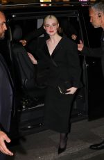 ELLE FANNING Arrives at L
