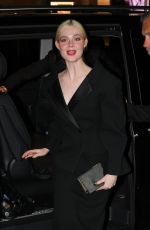 ELLE FANNING Arrives at L