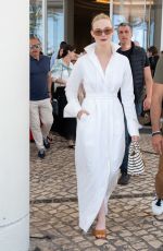 ELLE FANNING at Hotel Martinez in Cannes 05/24/2025