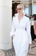 ELLE FANNING at Hotel Martinez in Cannes 05/24/2025