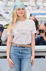 ELLE FANNING at Sentimental Value Photocall at 78th Cannes Film Festival 05/22/2025