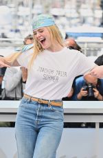 ELLE FANNING at Sentimental Value Photocall at 78th Cannes Film Festival 05/22/2025