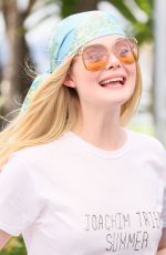 ELLE FANNING at Sentimental Value Photocall at 78th Cannes Film Festival 05/22/2025