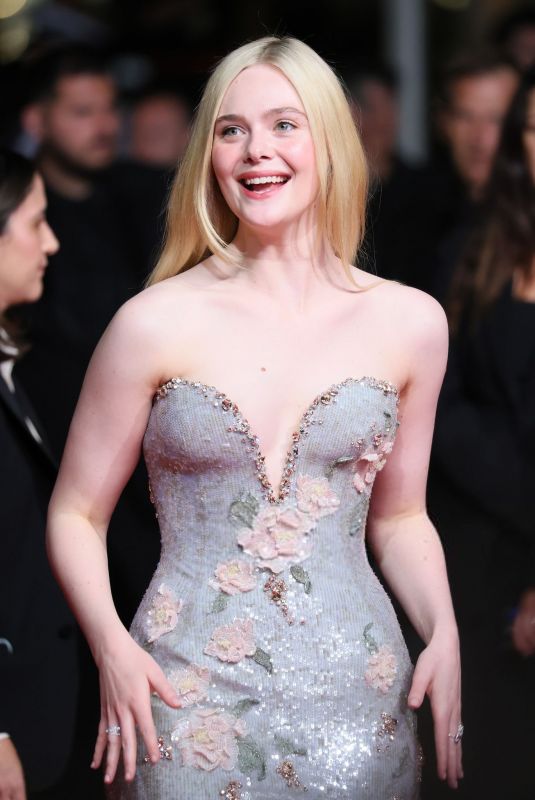ELLE FANNING at Sentimental Value Premiere at 78th Cannes Film Festival 05/21/2025