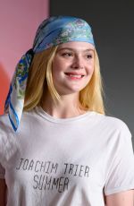 ELLE FANNING at Sentimental Value Press Conference at 78th Cannes Film Festival 05/22/2025
