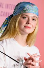 ELLE FANNING at Sentimental Value Press Conference at 78th Cannes Film Festival 05/22/2025