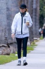 ELLEN POMPEO Out Walk with Coffee in Los Feliz 05/04/2025
