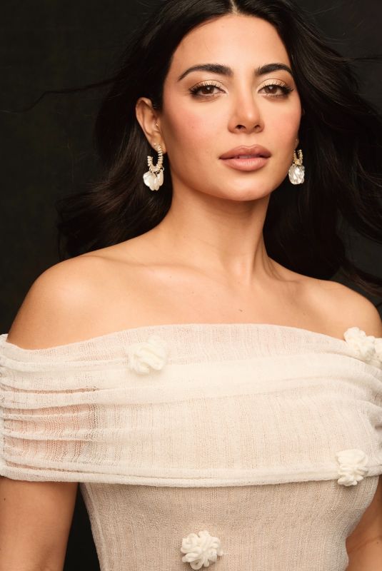 EMERAUDE TOUBIA at a Photoshoot, February 2025
