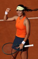 EMMA RADUCANU at 2nd Round of Italian Open in Rome 05/09/2025
