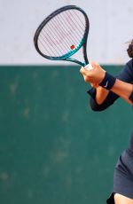 EMMA RADUCANU at Practice Session at Roland Garros in Preparation for French Open in Paris 05/23/2025