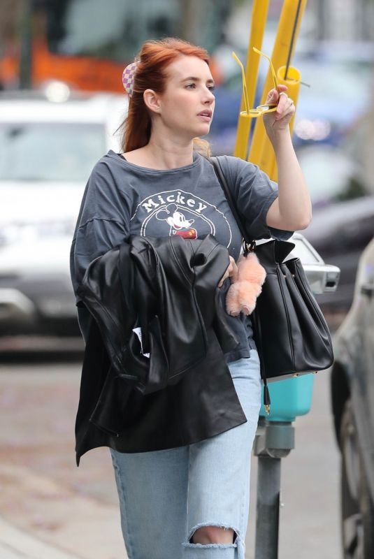 EMMA ROBERTS Out and About in West Hollywood 05/28/2025