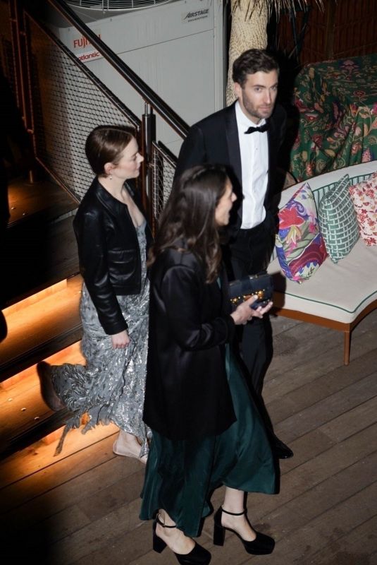 EMMA STONE and Dave McCary Leaves Eddington Premiere in Cannes 05/16/2025