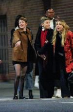 EMMA STONE and JENNIFER LAWRENCE Night Out with Friends in New York City 04/10/2025
