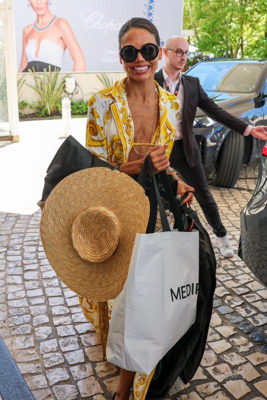 EMMA THYNNLeaves Hotel Martinez in Cannes 05/23/2025
