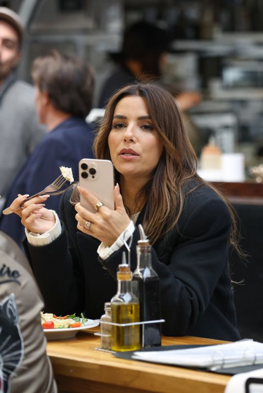 EVA LONGORIA Out in Paris at Marche des Enfants Rouge 05/07/2025