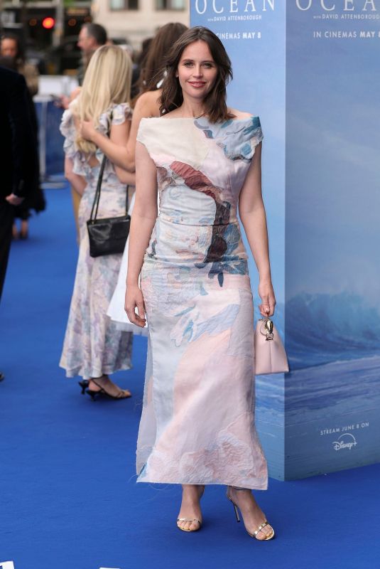 FELICITY JONES at Ocean With David Attenborough Premiere in London 05/06/2025