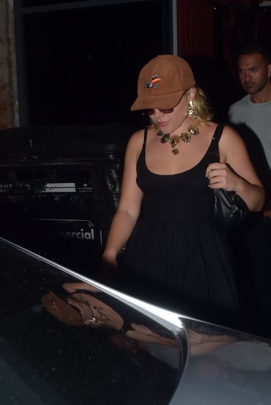 FLORENCE PUGH Night Out at Devonshire in Soho 05/30/2025