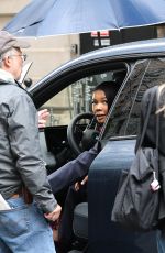 GABRIELLE UNION Filming a Commercial for Vogue x BMW in New York City 05/04/2025