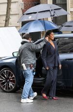 GABRIELLE UNION Filming a Commercial for Vogue x BMW in New York City 05/04/2025