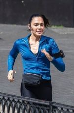 GAL GADOT on the Set of Her Upcoming Thriller Movie Runner in London 04/30/2025
