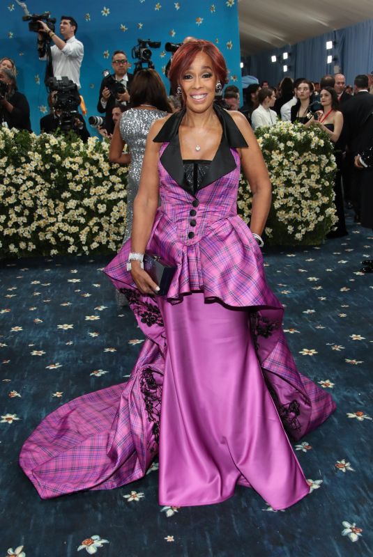 GAYLE KING at 2025 Met Gala Celebrating Superfine: Tailoring Black Style in New York 05/05/2025