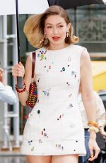 GIGI HADID Arrives at Altro Paradiso in New York City 05/28/2025