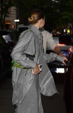 GIGI HADID Heading to The Human Situation Art Exhibition in New York City 05/08/2025
