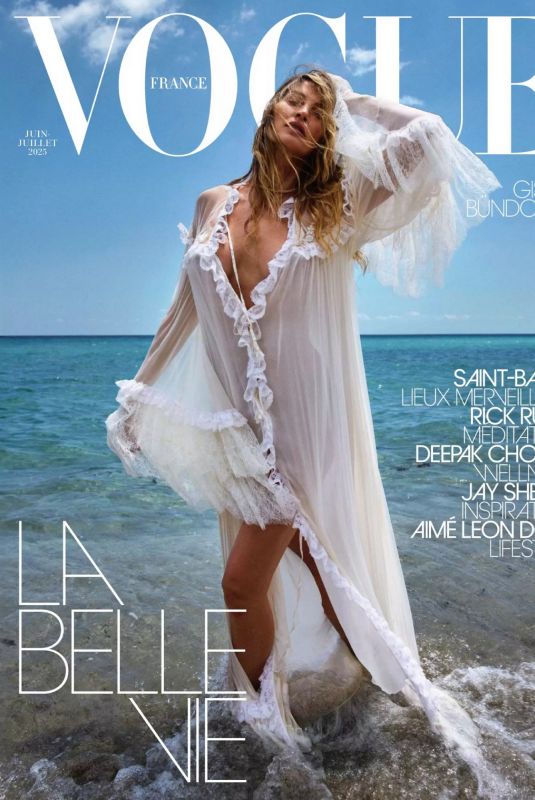 GISELE BUNDCHEN in Vogue Magazine, France June/July 2025