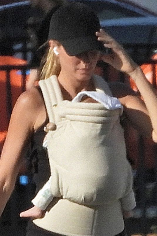 GISELE BUNDCHEN Out with Ner Newborn Son in Miami 04/30/2025