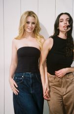 GRACE CAROLINE CURREY and VIRGINIA GARDNER at a Photoshoot, May 2025