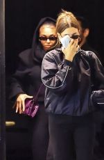 HAILEY BIEBER and LORI HARVEY at 88 Club in Beverly Hills 05/16/2025
